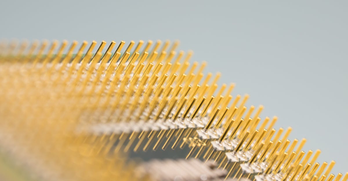 detailed close up of gold cpu pins showcasing technology and design on a circuit board