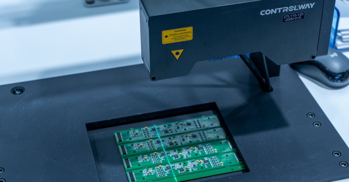 close up of a pcb inspection machine in action highlighting technology